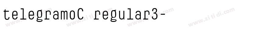 telegramoC regular3字体转换